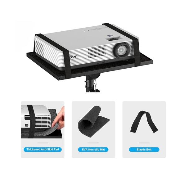 Adjustable Projector Stand Tripod wGooseneck Phone Holder 23.5 to 46.5 - Picture 5 of 10